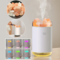 Salt Stone Desktop Aromatherapy Essential Oil Ultrasonic Diffuser With LED Lamp
