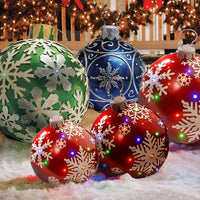 Boules d'ornement de Noël gonflables en PVC
