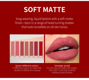 Non-stick Matte Lip Gloss Gift Box (7 Pcs)