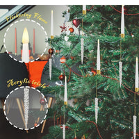 Christmas Candle LED Indoor Holiday Christmas Tree Ornaments  Festive Atmosphere Decoration Christmas Pendant
