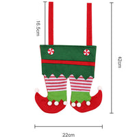 Christmas Elf Legs Candy Wine Gift Bags
