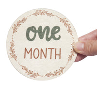 Baby Monthly Milestone Card Wooden Board
