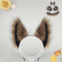Halloween Masquerade Anime Werewolf Beast Ear Headdress Costume Props