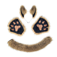 Halloween Masquerade Anime Werewolf Beast Ear Headdress Costume Props