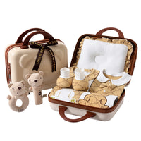 Baby Gift Box Set British Style Teddy Bear Suitcase