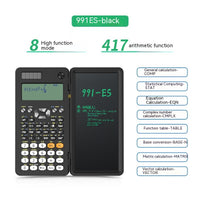 2 In 1 Foldable Scientific Calculators Handwriting Tablet
