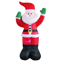 Christmas LED Lights Glowing Santa Tree Snowman Inflatable Outdoor Decor
