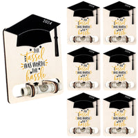 Cash Clip College Graduation Gift Wooden Ornament
