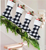 Buffalo Plaid Christmas Stockings
