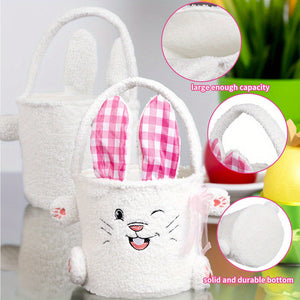 Easter Basket Rabbit Candy Bag Plush