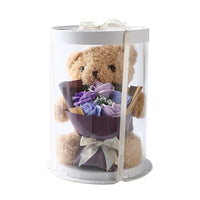 Bear Gift Box Doll Flower Crafts