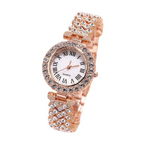 Luxury Quartz Watch & Jewelry Gift Set (5 Pcs)
