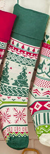 Christmas Decorations Gift Bag Knitted Stockings