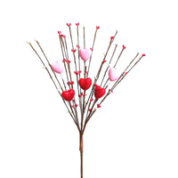 Small Twig Cutting Beads Heart-shaped Furnishings Living Room Decoration