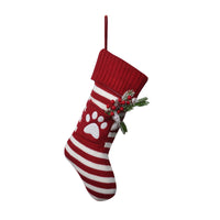 Christmas Knitted Stripe Stockings
