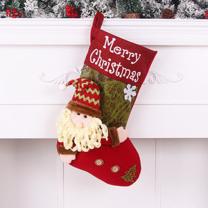 Merry Christmas 3D Character Stockings