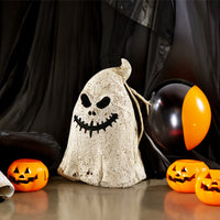 Adornos de decoración de escena de Halloween fantasma cabeza de calabaza
