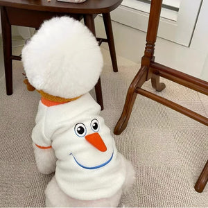 Snowman Dog Sweatshirt