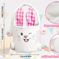 Easter Basket Rabbit Candy Bag Plush
