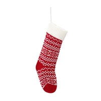 Red And Green Wool Christmas Stockings