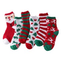 Fuzzy Fleece Christmas Socks Gift Sets
