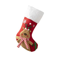 Cloth Santa Claus Cartoon Christmas Tree Hanging Decoration Stockings
