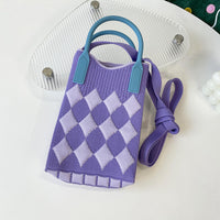 Mini Knit Shoulder Crossbody Bag