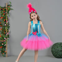 Trolls Anime Dress Costume (Child)