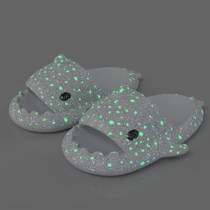 Starry Sky Luminous Shark Slippers Summer