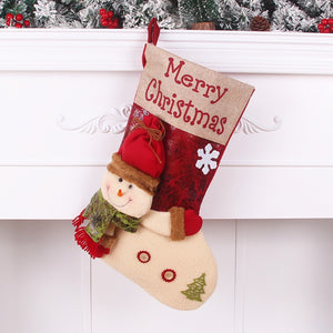 Merry Christmas 3D Character Stockings