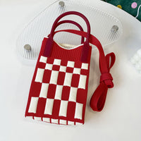 Mini Knit Shoulder Crossbody Bag