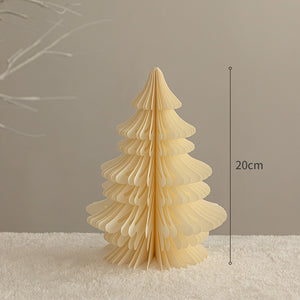 Mini Expandable Christmas Tree Paper Decorations