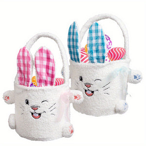 Easter Basket Rabbit Candy Bag Plush