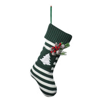 Christmas Knitted Stripe Stockings
