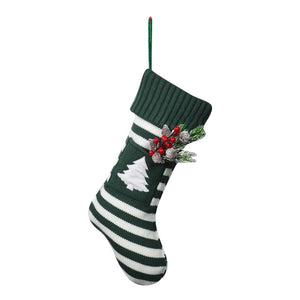 Christmas Knitted Stripe Stockings