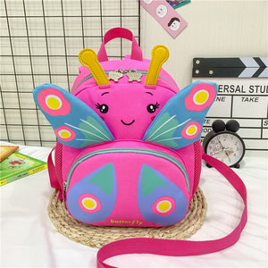 Cute Cartoon Butterfly Anti-Lost Toddler Backpack