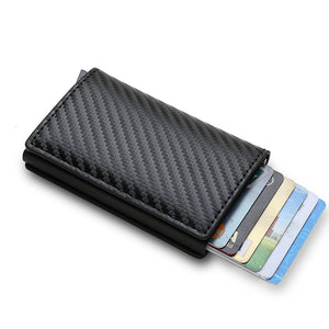Credit Card Holder Smart Minimalist Wallet Pocket Men Women Slim Cardholder Bank Secure Creditcard Case