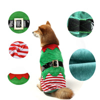 Christmas Green Elf Pet Clothes
