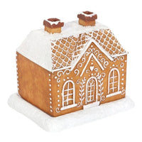 Christmas Snow Top Resin Gingerbread House Incense Burner