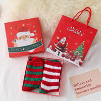 Fuzzy Fleece Christmas Socks Gift Sets
