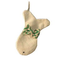 Christmas Stockings Jute Dog Bone Fish Shape Christmas Decoration
