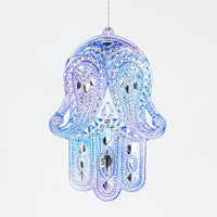 Hamsa Peacock Boho Gradient Acrylic Christmas Ornaments
