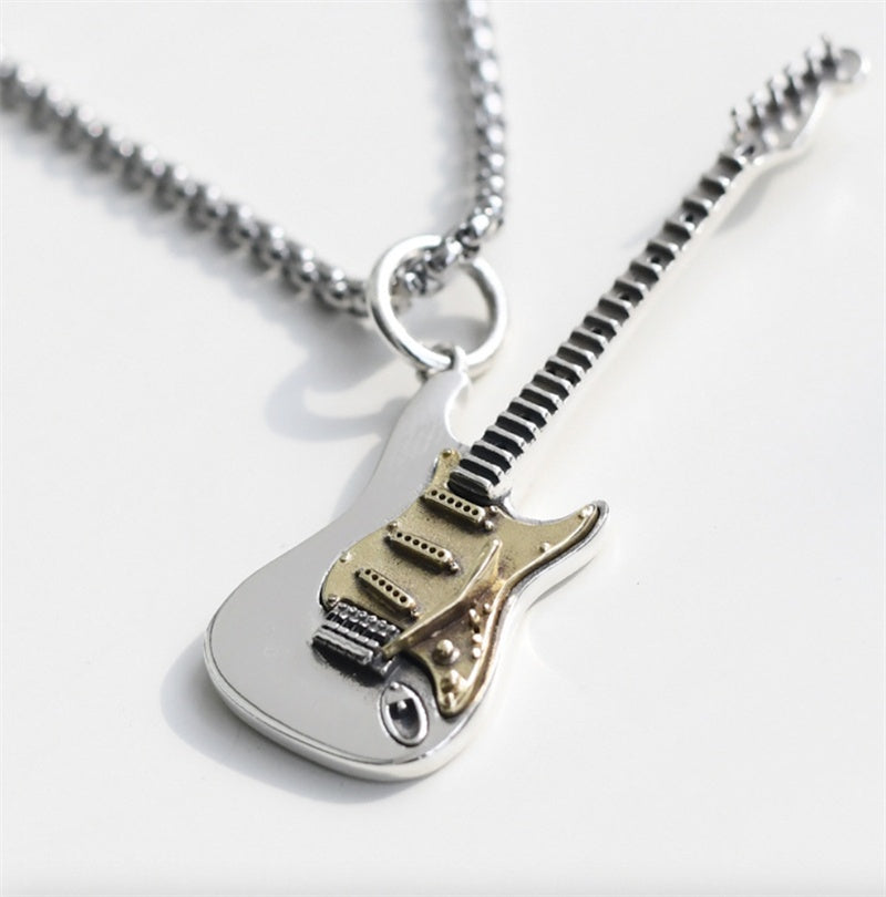 Electric Guitar Rock Punk Necklace