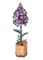 Puzzle de bouquet de fleurs en bois Rowood, fait à la main, matériaux écologiques, cadeau romantique
