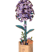 Puzzle de bouquet de fleurs en bois Rowood, fait à la main, matériaux écologiques, cadeau romantique