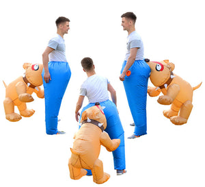 Dog Bite Inflatable Costume (Adult)
