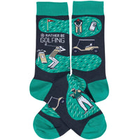 Rather Be Golfing Socks
