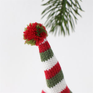 Christmas Knitted Wool Scarf Hat Wine Bottle Cover