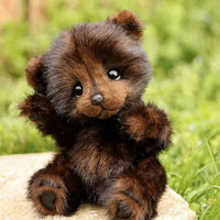 Cotton Plush Doll Black Bear Raccoon Toy