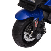 Electric Motorbike For Kids 6V Ride-On Motorcycle Toy With Music Horn Headlights Blue
